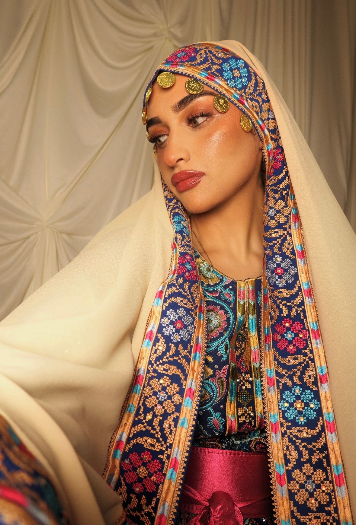 The Balkees Headpiece