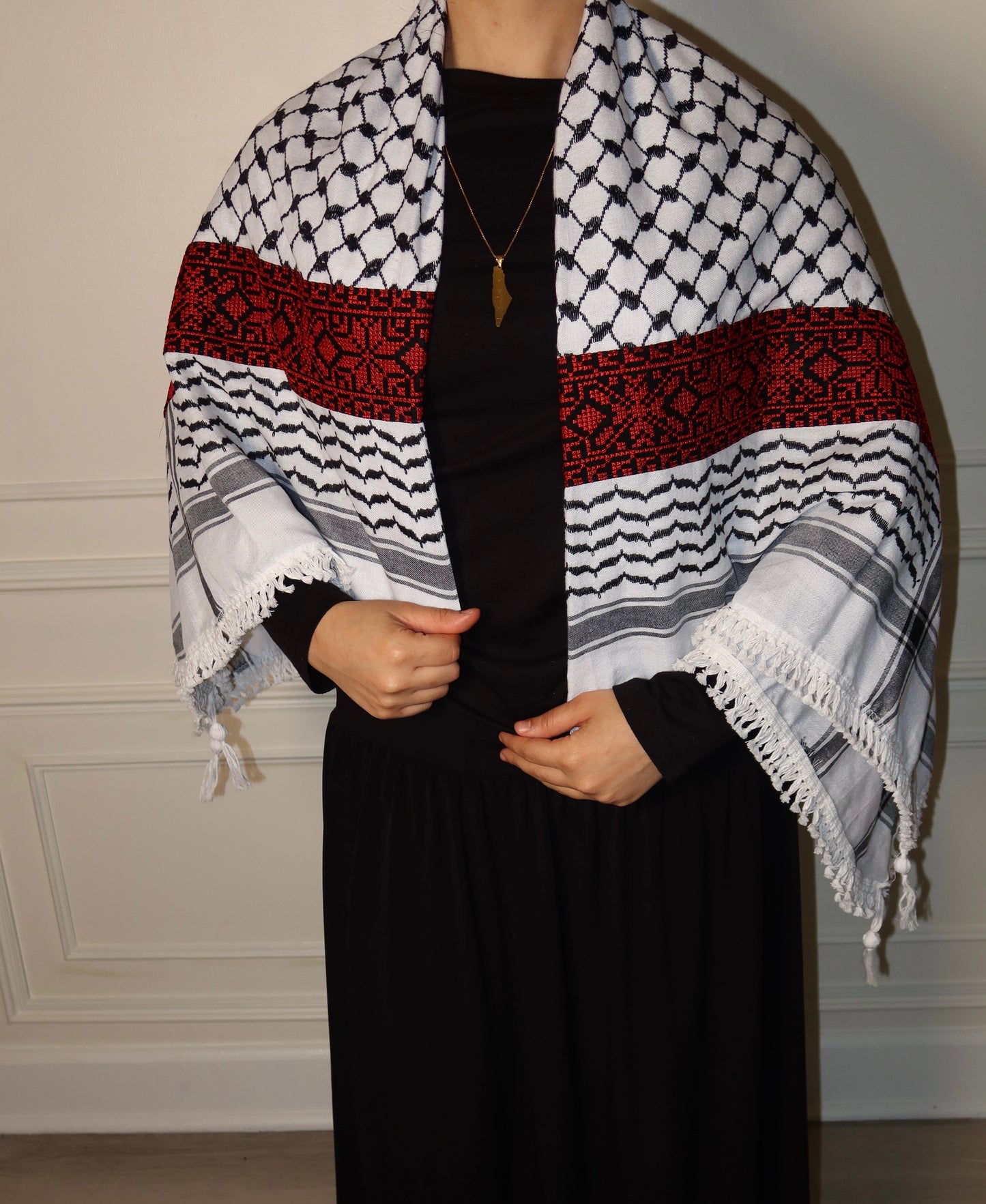 The Tatreez Keffiyeh